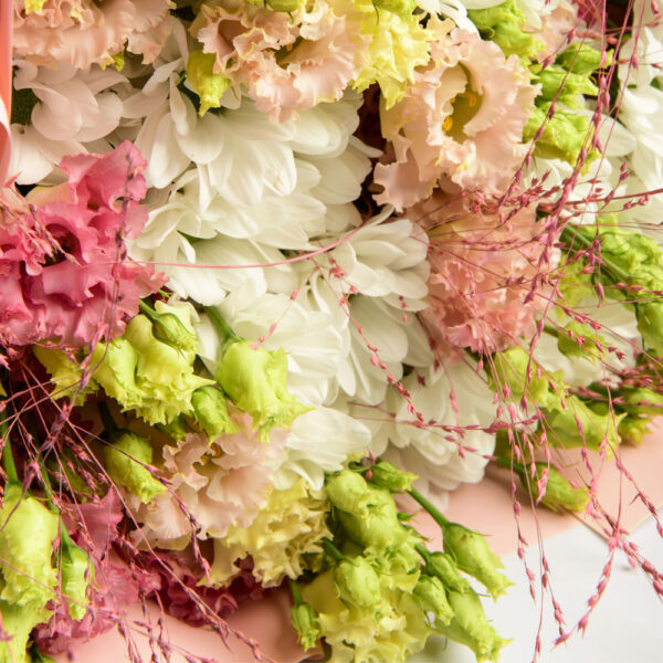 Bukiet Margaretki i Eustoma - obrazek 4