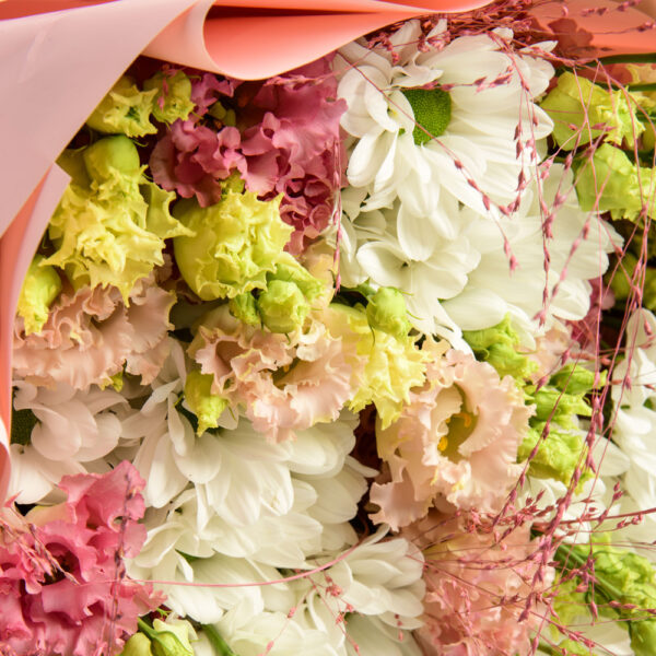 Bukiet Margaretki i Eustoma - obrazek 3