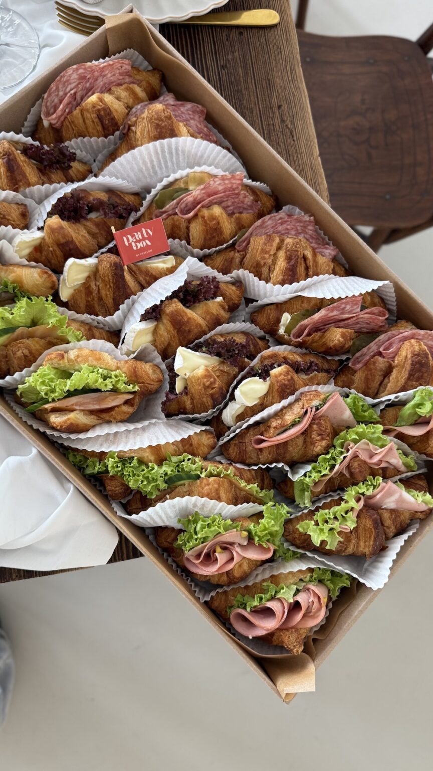 Mini croissant box PartyBox - Party Box by Przelom